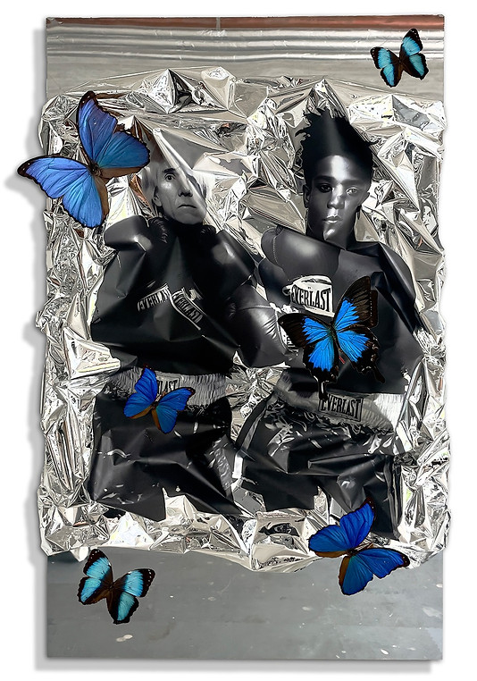 Warhol Basquiat Butterfly