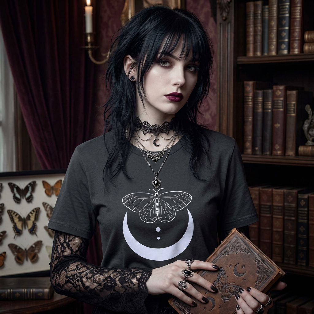 Butterfly Crescent Graphic Tee