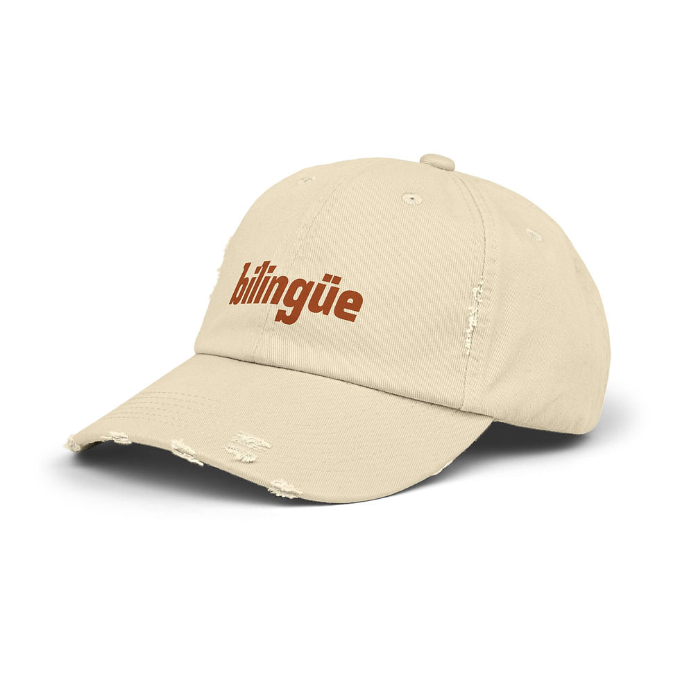 Thumbnail: Bilingüe Distressed Cap 