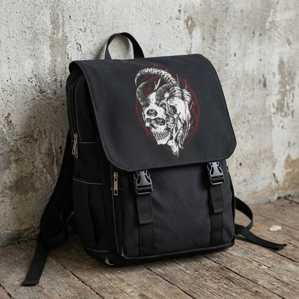 Two Faced Red Backpack
