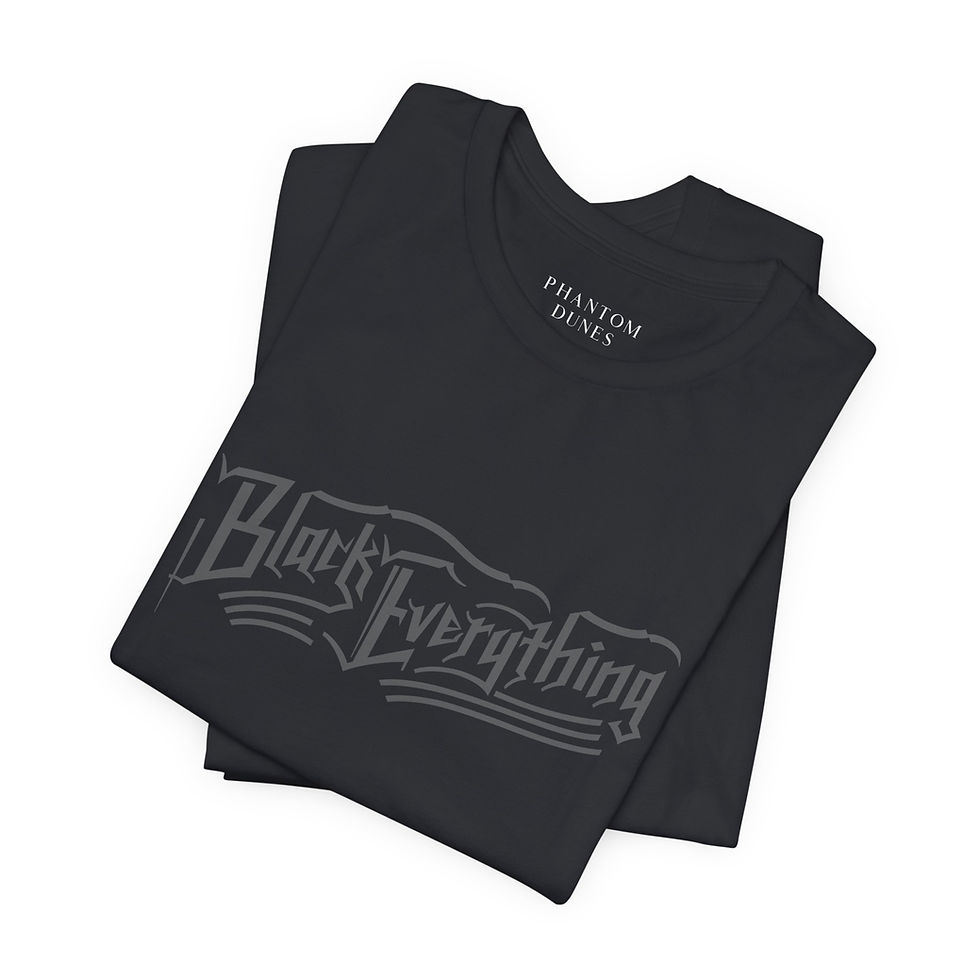Thumbnail: Black Everything Graphic Tee