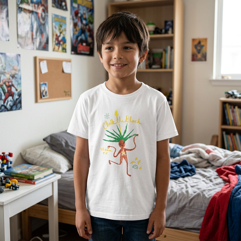 Chalk the Block Yucca Girl Kids Tee