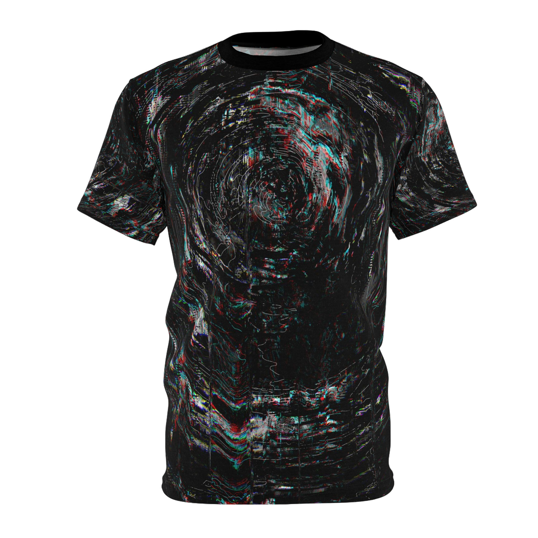Chromatic Glitch All-Over Tee