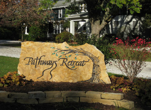 Stone Signage Installation