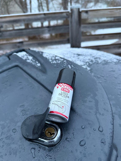 Minusgrader och lätt snöfall...