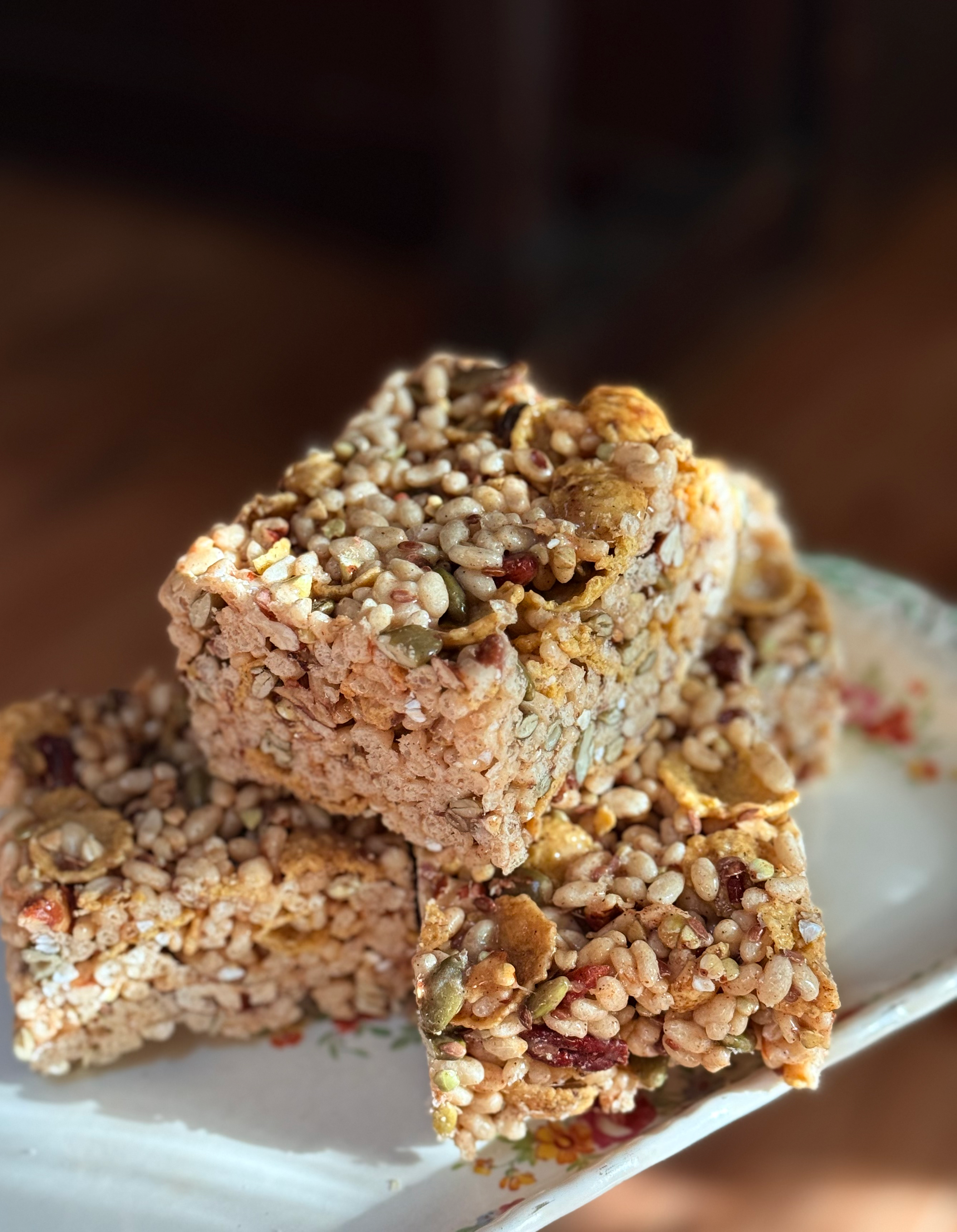 Pumpkin Pecan Crispy Treats