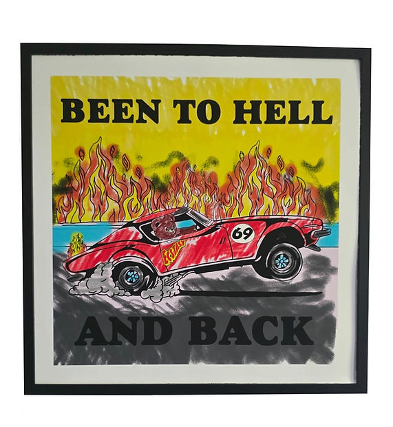 BEEN TO HELL AND BACK - Exhibit 69 Art Print | Official Ecstasy
