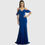 Thumbnail: Cold Shoulder Fitted Long Prom Dress