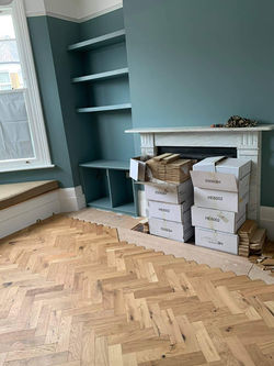 Archidea – Home renovation specialists – showcases a Sheffield home with vibrant green walls.