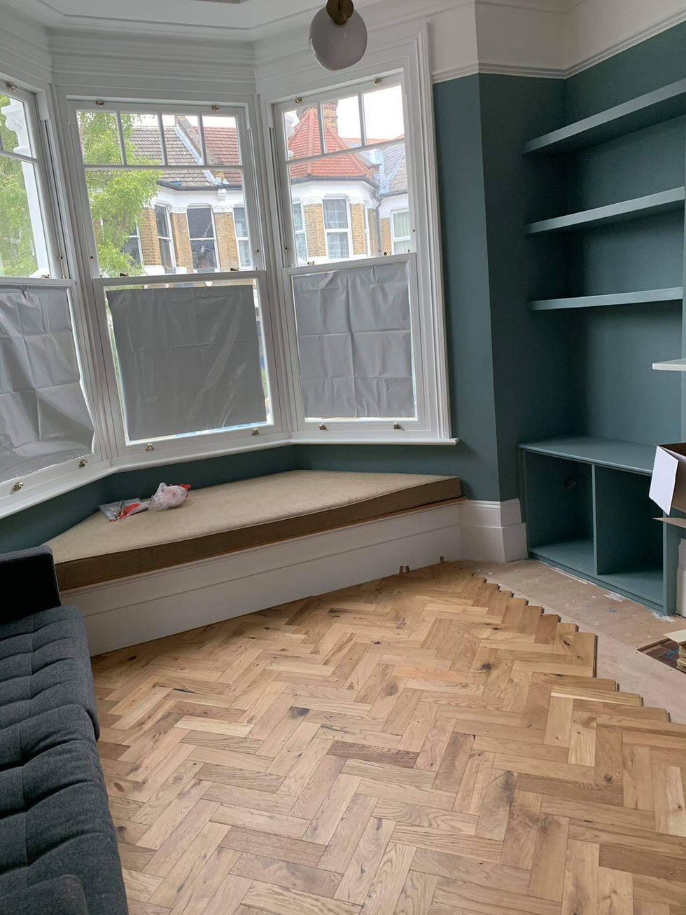 Archidea – specialists in home renovation – completed a vibrant transformation in Sheffield, featuring refreshing green walls