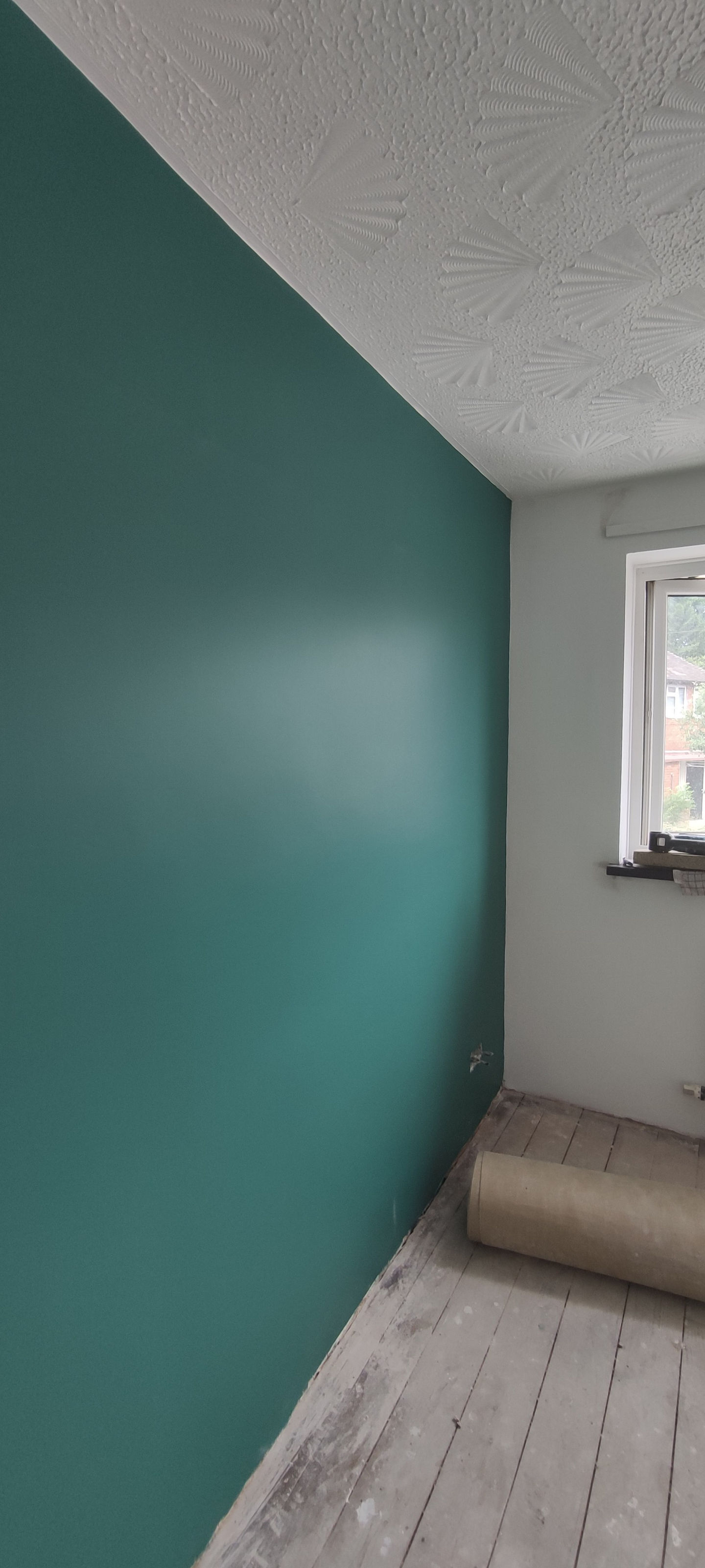 Flooring installation for a bedroom renovation in Leeds.