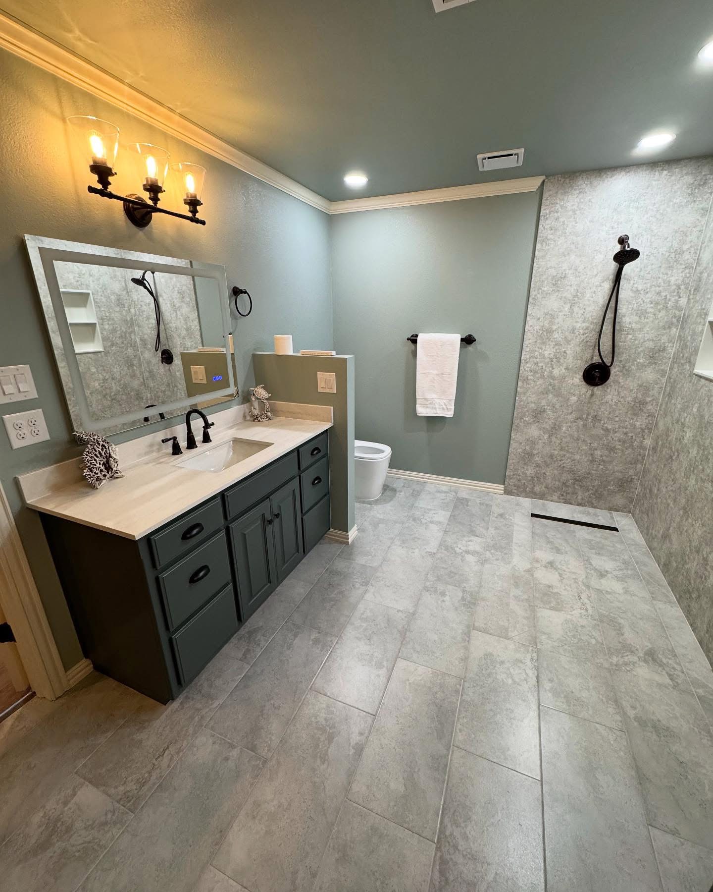 Bathroom renovation project