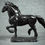 Thumbnail: High Stepper, cast bronze Friesian Horse sculpture by Kindrie Grove