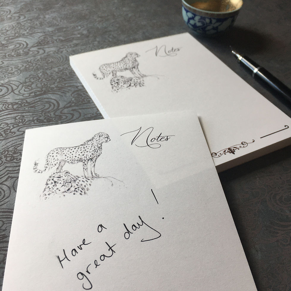Thumbnail: Animal Sketches Notepad: Cheetah