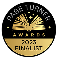 Finalists Badge - Page Turner Awards Brand Badge By Kent Wynne (C)