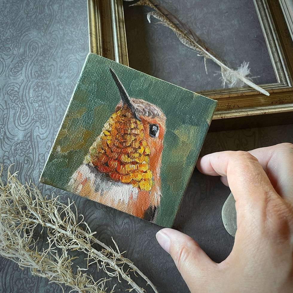 Thumbnail: Rufous Hummer: Iridescent Light