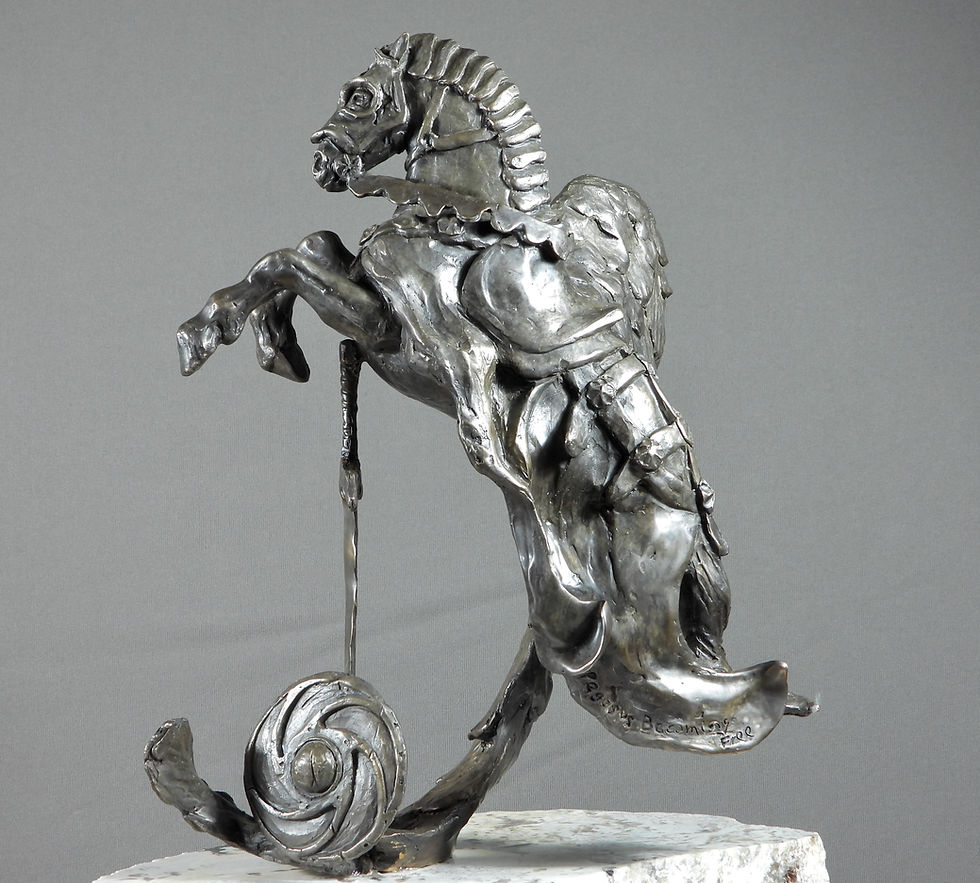 A creative Journey Part Two: Pegasus Becoming Free Small Version