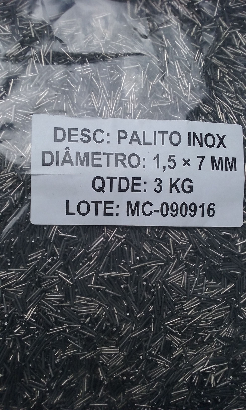 Palito De inox