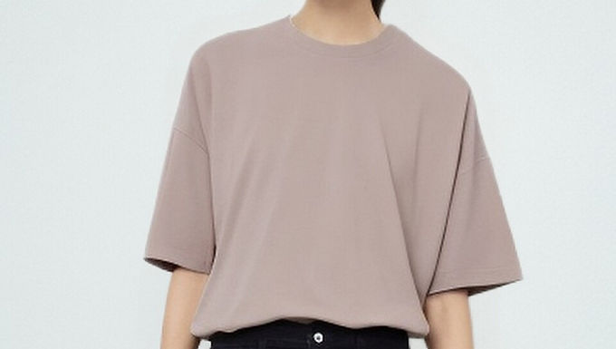 Loose Fit Printed Drop-Shoulder Pure Cotton Oversized T-shirt