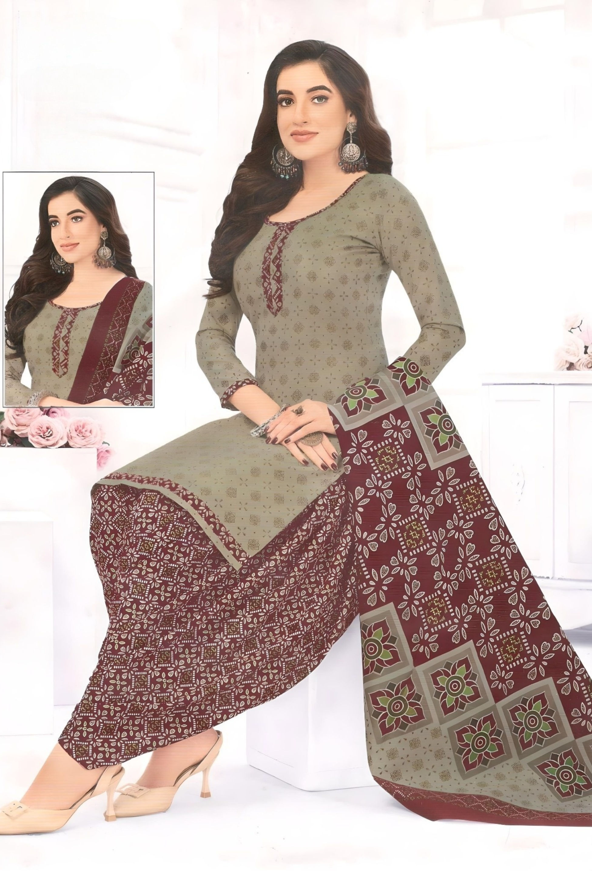 KANIKA SOFIYA - PATIALA Cotton Salwar Kameez  - Ready made Suits