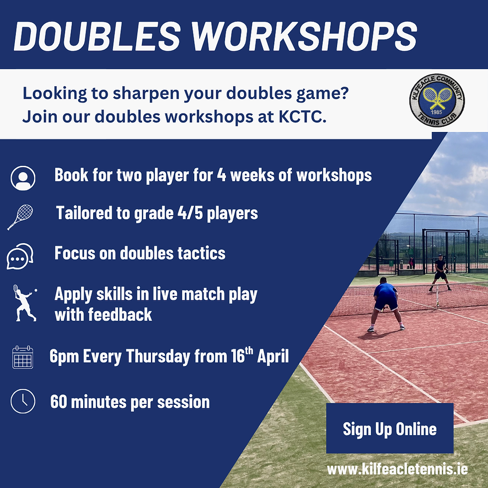 Doubles Workshops April 2026