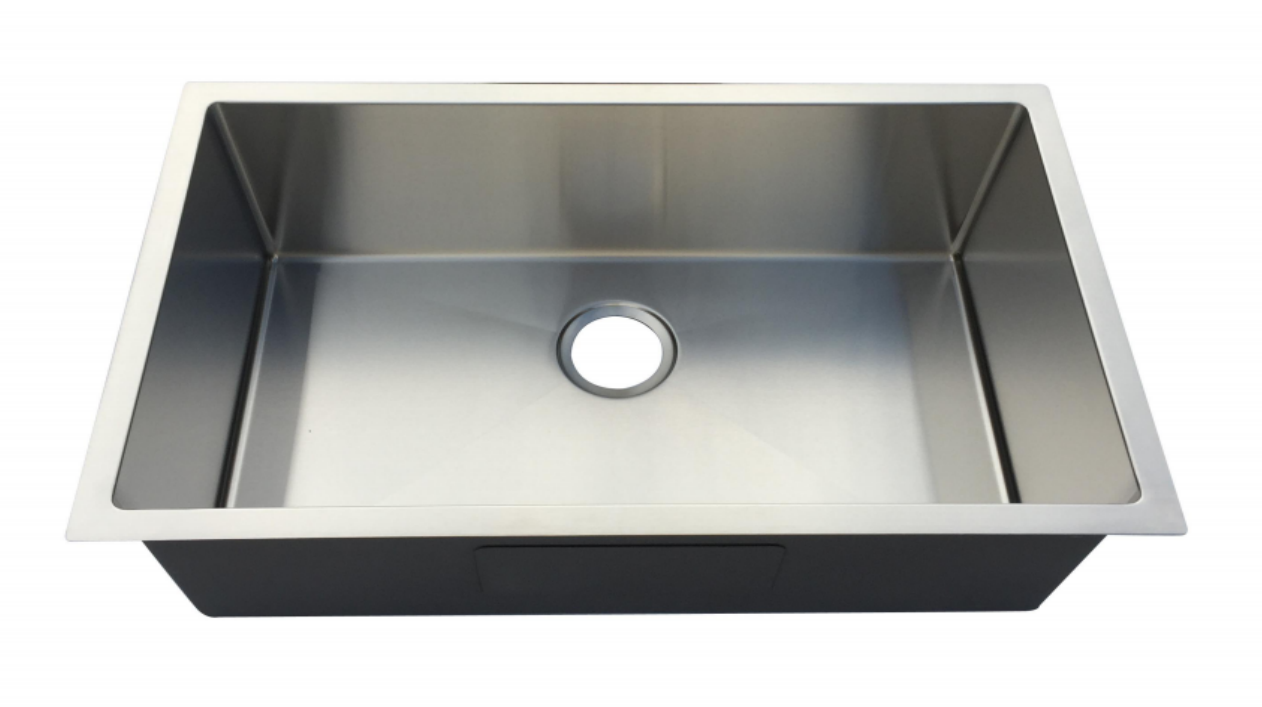 A+ (32"X18"X9") Single Bowl Kitchen Sink