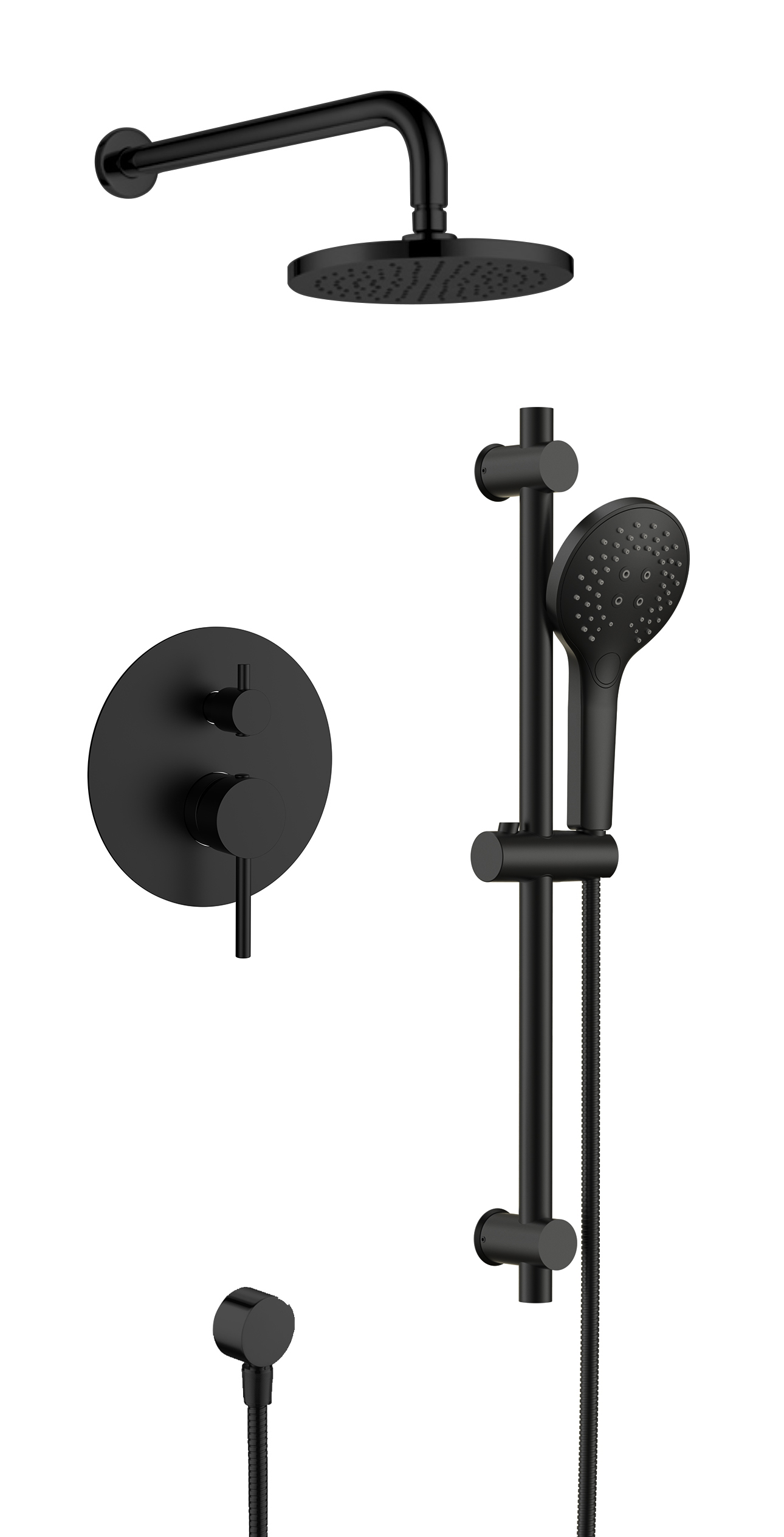 Black Shower Head