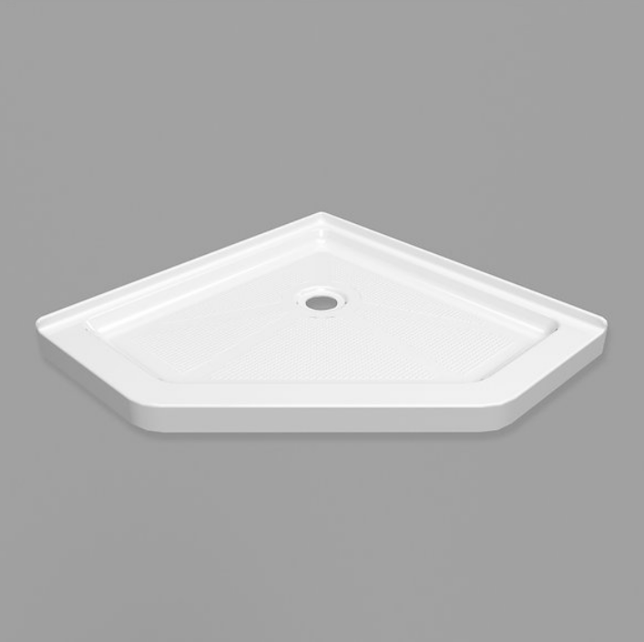 NA-3676 C- Chrome Neo Angle Corner Shower Door