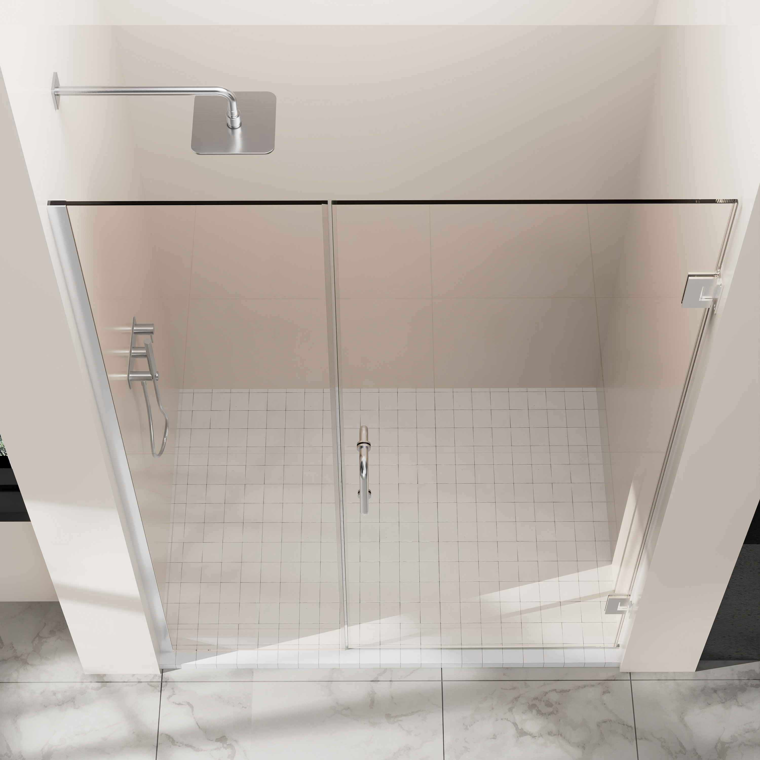 Matte Black Shower