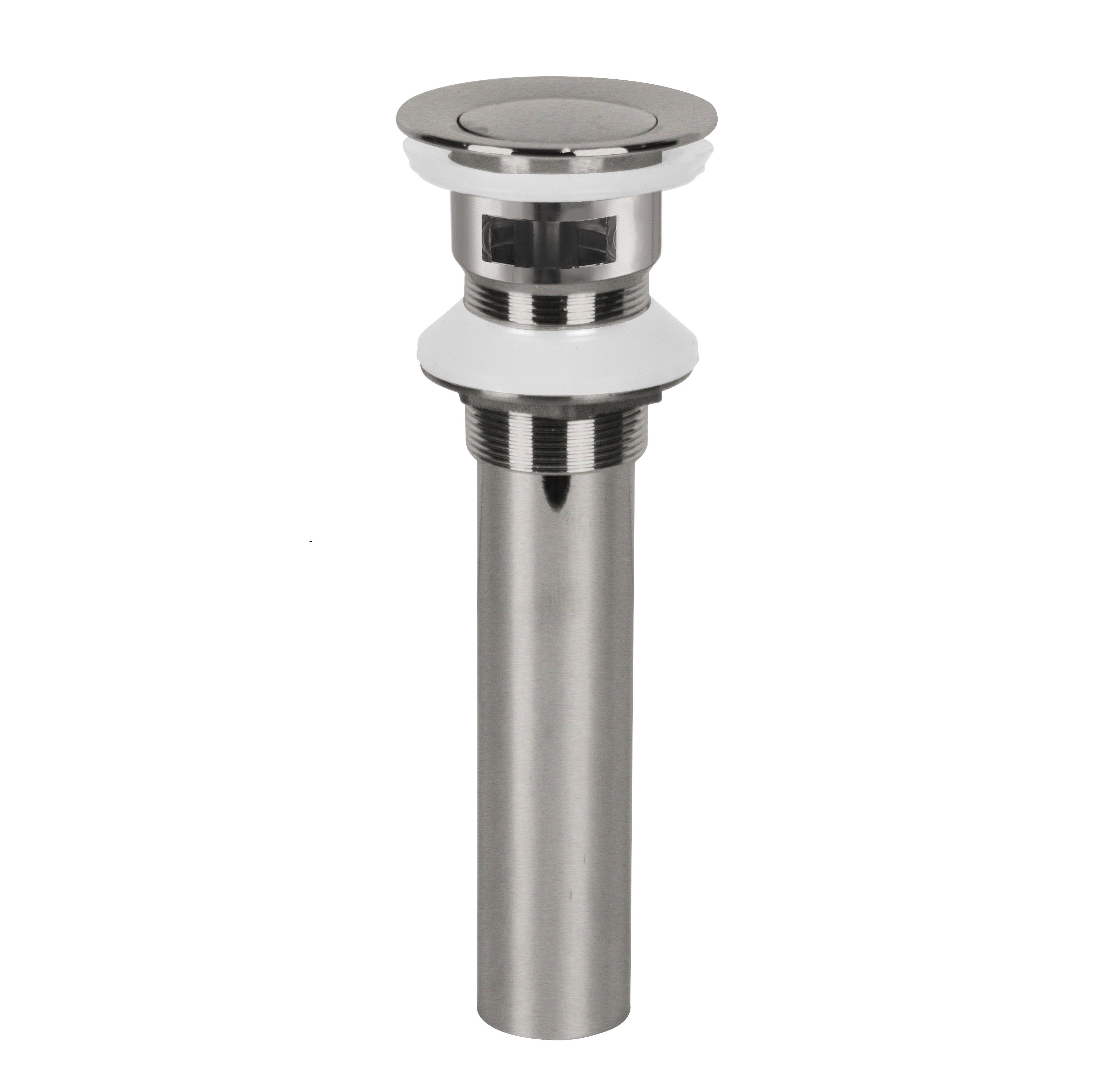 D104-BRUSH NICKEL-Pop-up Drain
