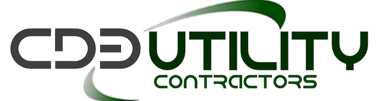 Modern text logo for CDB Utility Contractors, emphasizing clean lines and a contemporary design