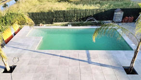 Proyecto - Piscina y Terraza Exterior Elevada 20MM en Valencia