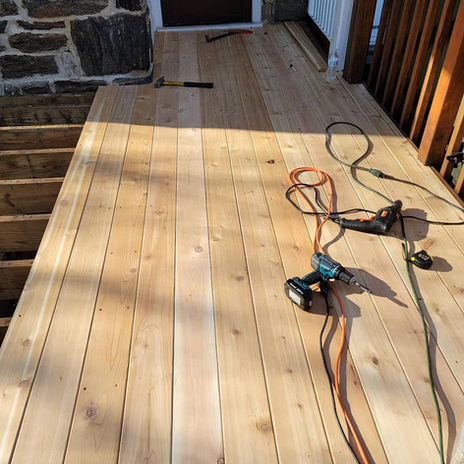Deck & Landscaping