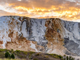 160. Yellowstone Days 4 & 5: Travel Day, Tower Falls, Calcite Springs Overlook, Mammoth Hot Springs
