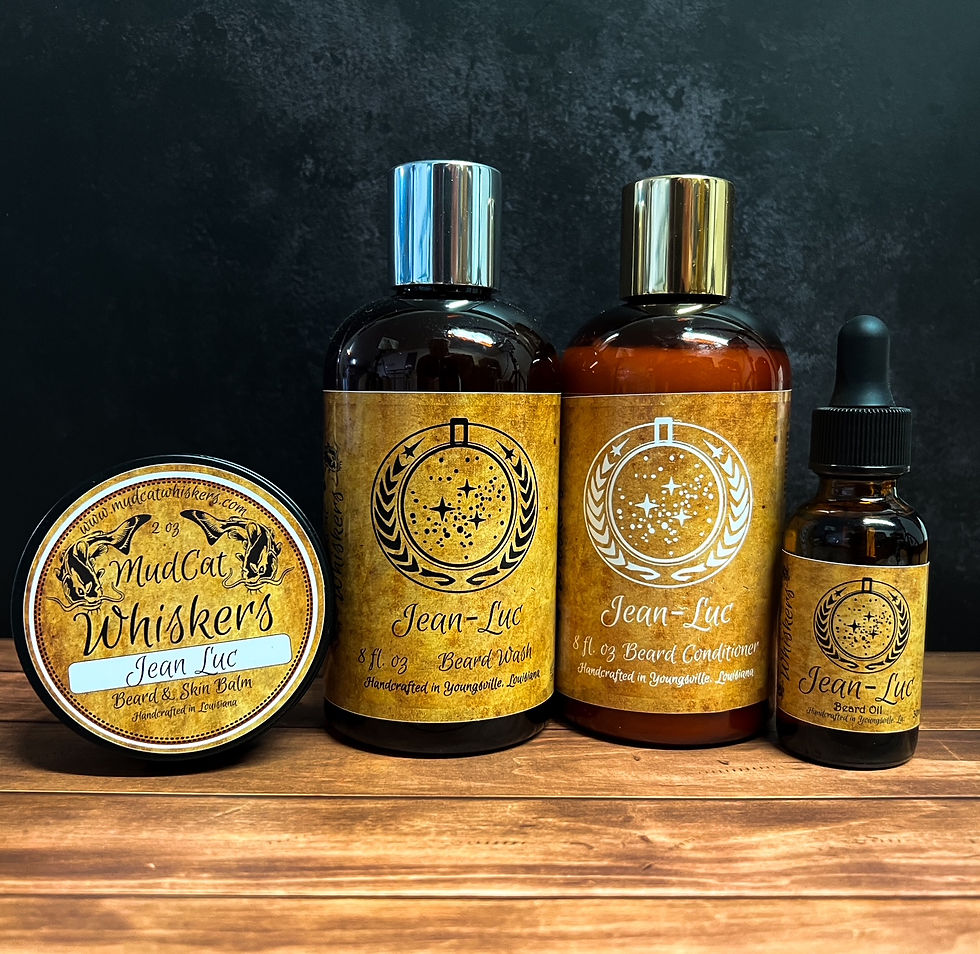 Eye-level view of a wooden beard comb and natural beard oil bottle on a rustic table