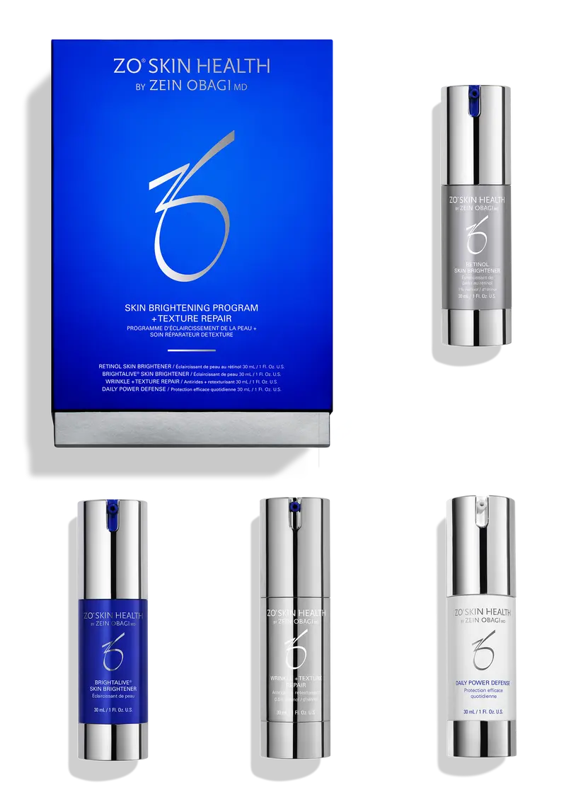 Skin Brightening Program + Texture Repair Kit, Zo Skin Health
