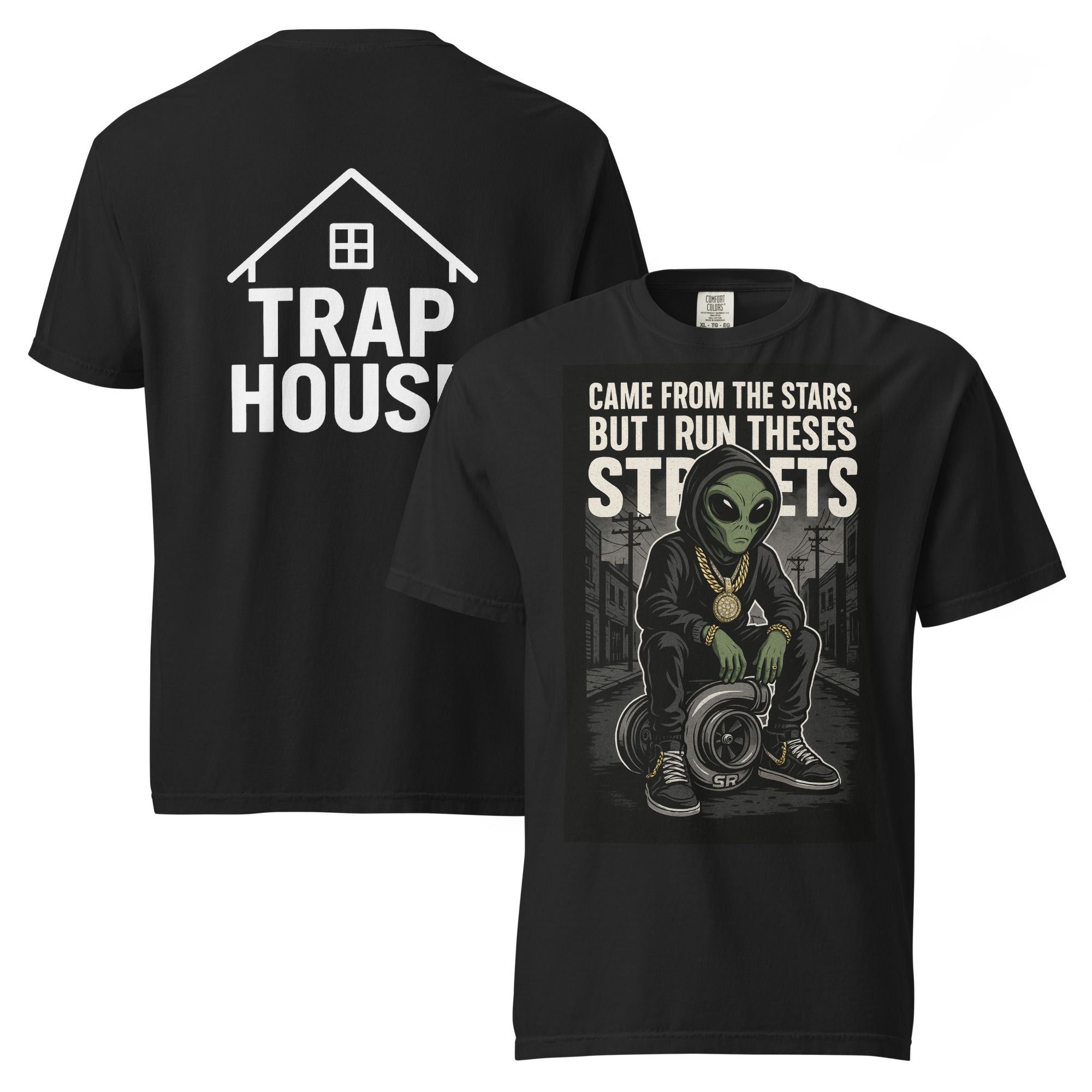 Came from the Stars But I Run These Streets Alien Graphic Tee