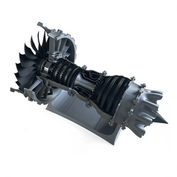 Réplique de moteur de Rolls Royce