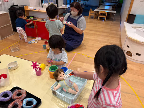 お部屋遊びとハイハイレース