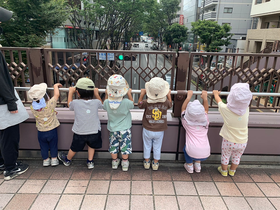 働く車を見に行ったよ!