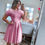 Miniatura: Vestido rodado detalhe na manga com nervura