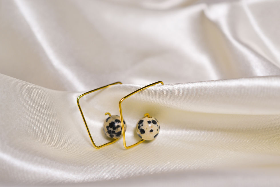 Thumbnail: Dalmatian Jasper Square Minis