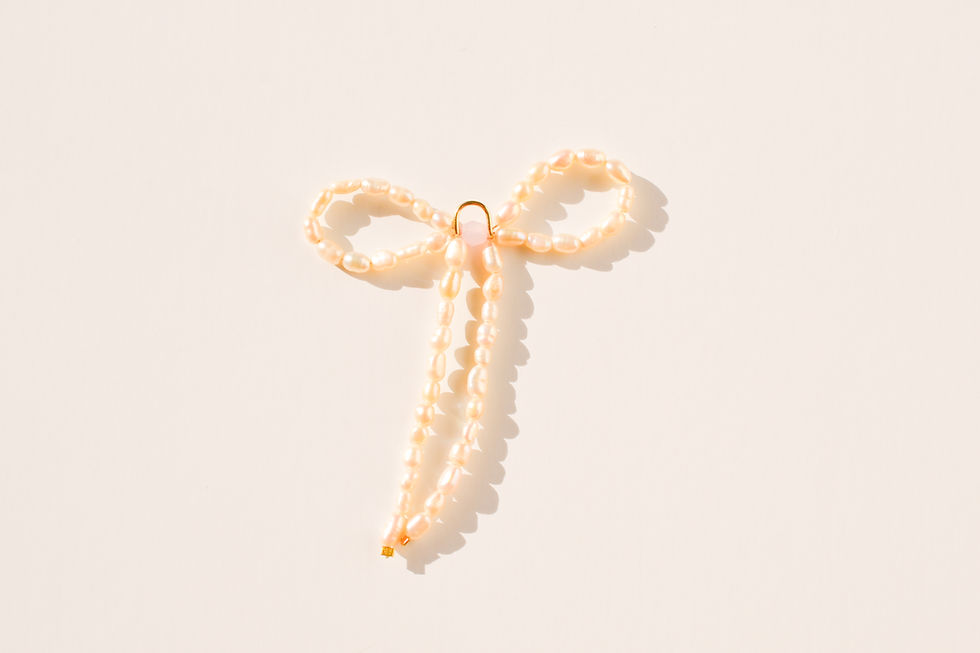 Thumbnail: Pearl Bow Charm