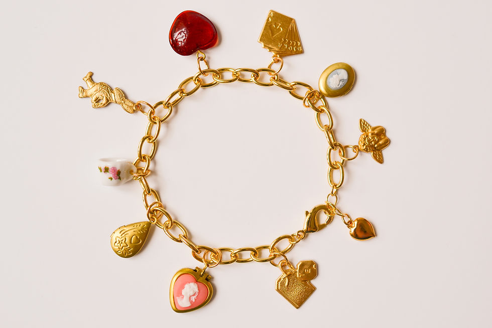 Thumbnail: Queen of Hearts Charm Bracelet