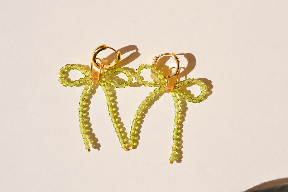 Thumbnail: Lucky Charm Bow Hoops