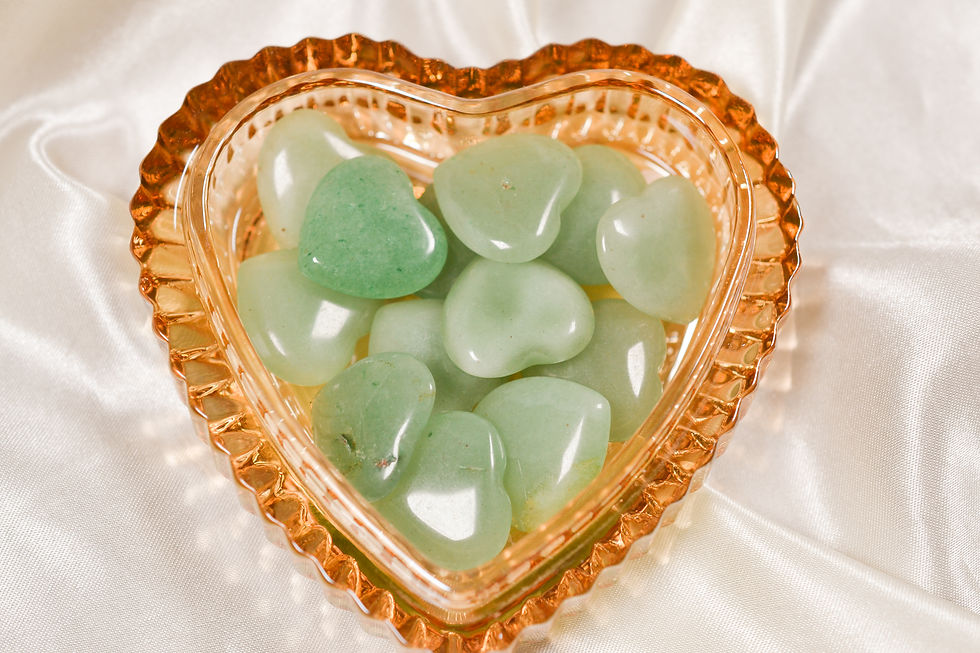 Thumbnail: Green Aventurine Hearts
