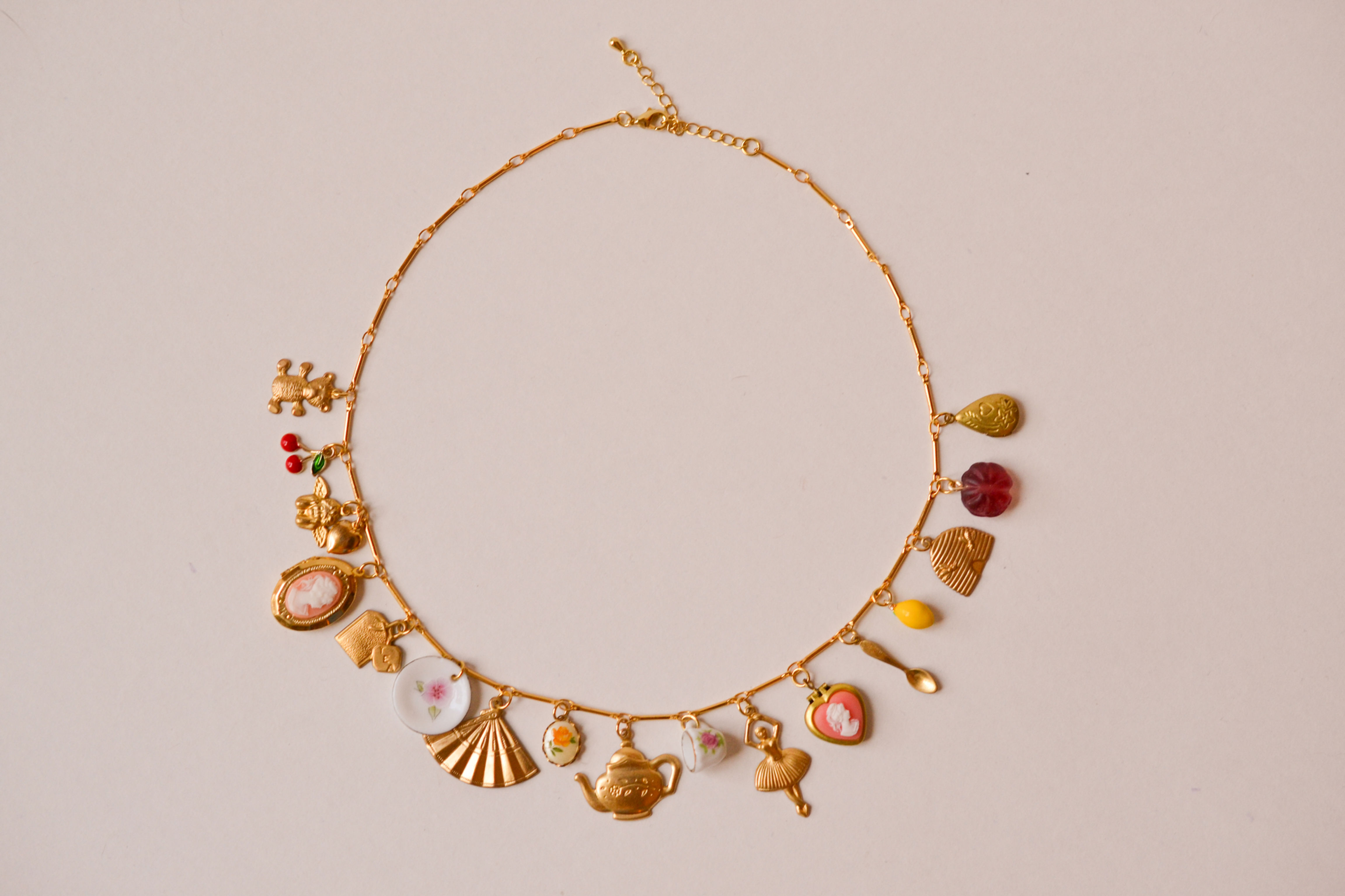 Tea Party Charm Necklace