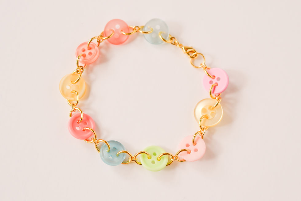 Thumbnail: cute as a button bracelet