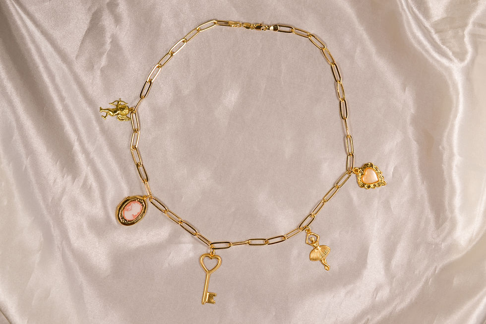 Thumbnail: Key to My Heart Charm Necklace