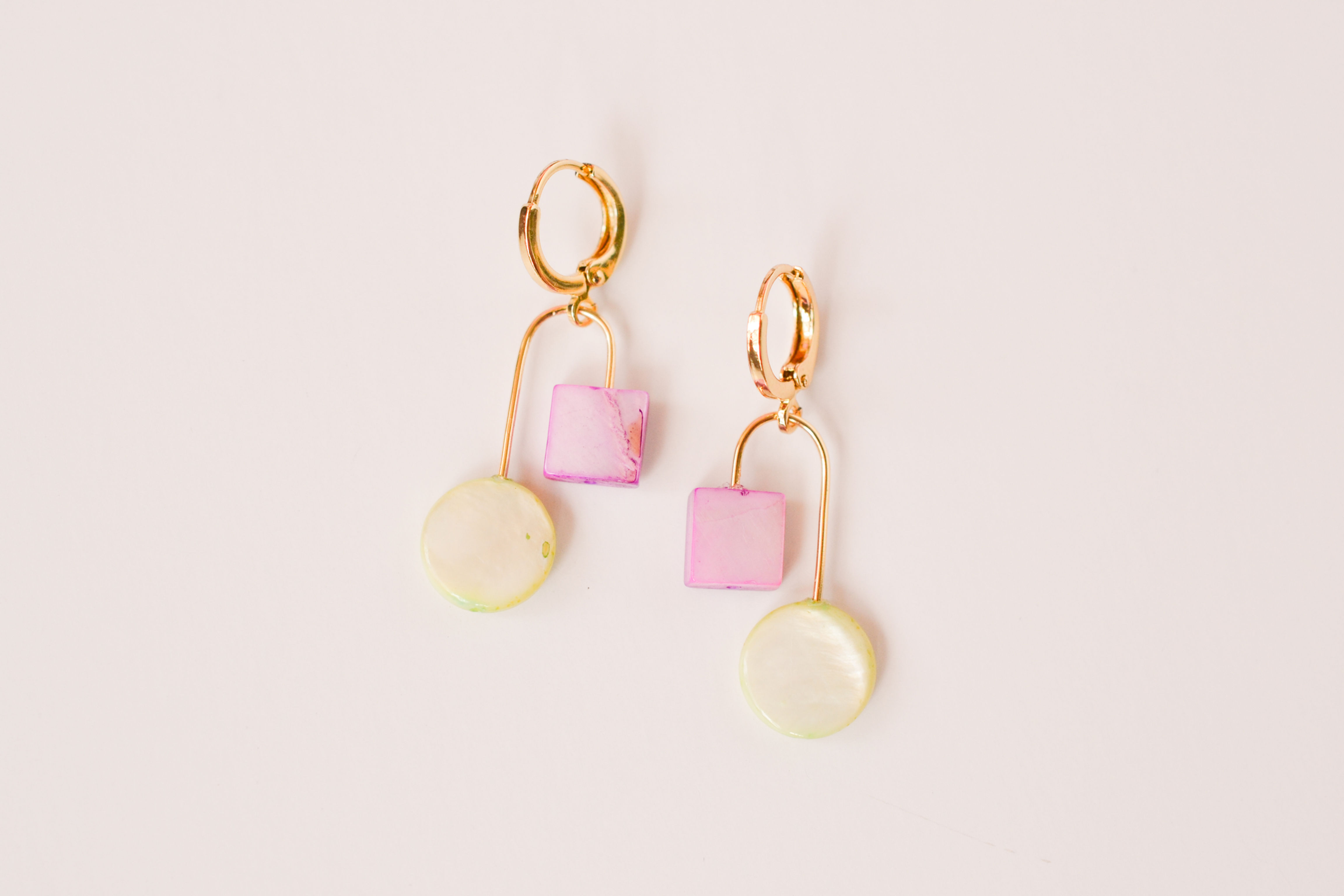 pastel hues earrings
